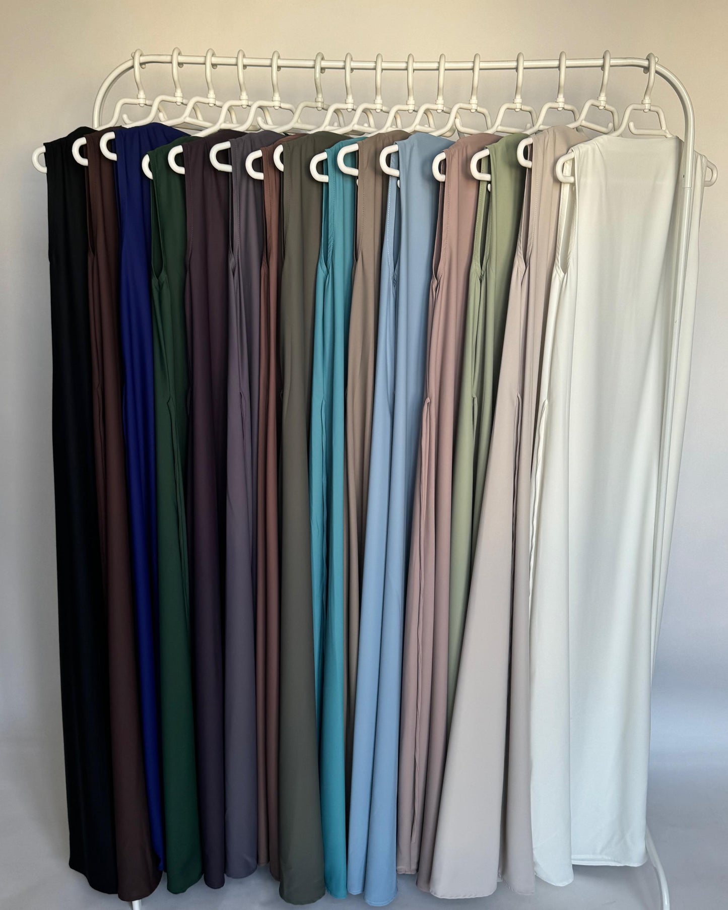A422 - Flowy Light Weight Under Abaya Dress