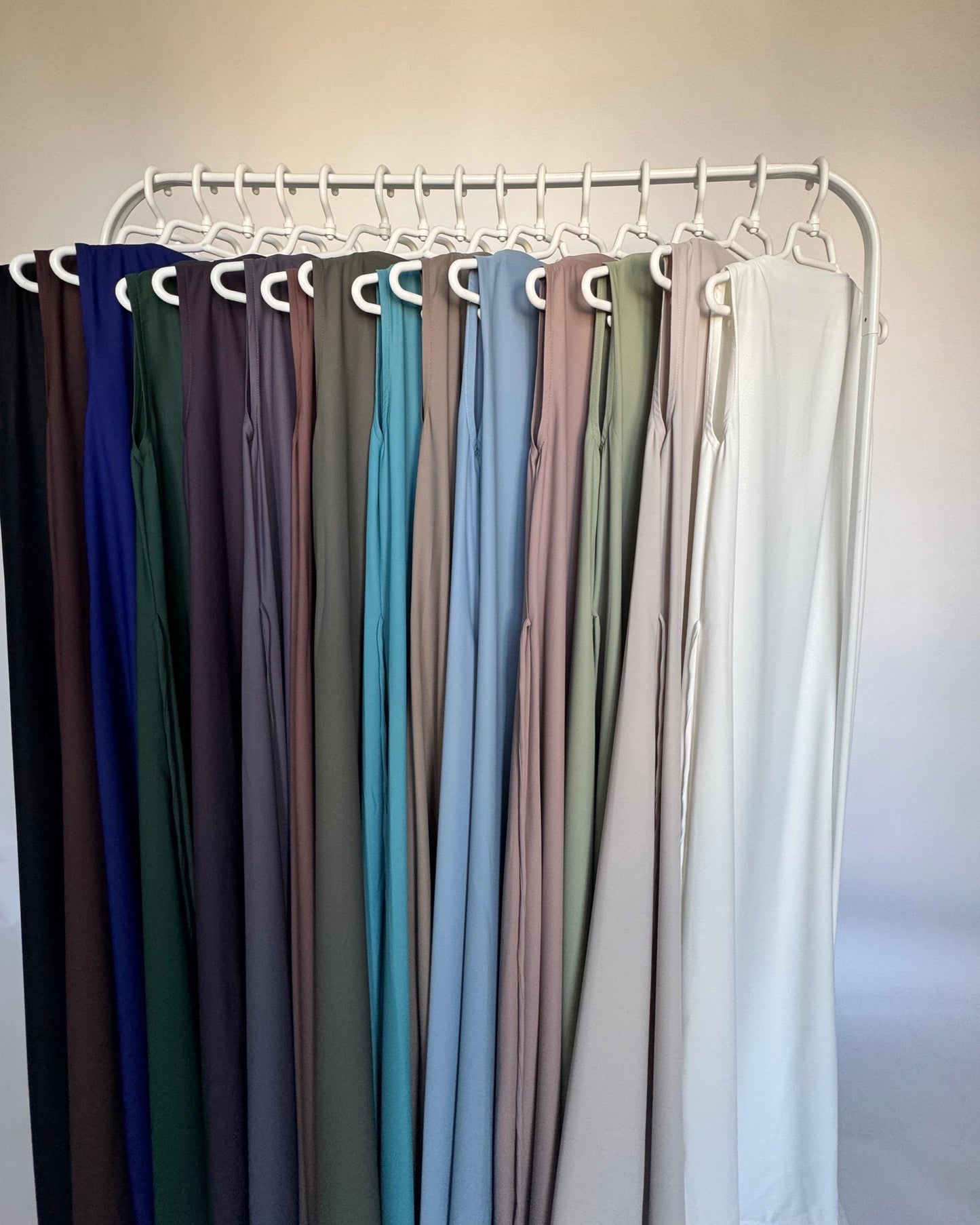 A422 - Flowy Light Weight Under Abaya Dress