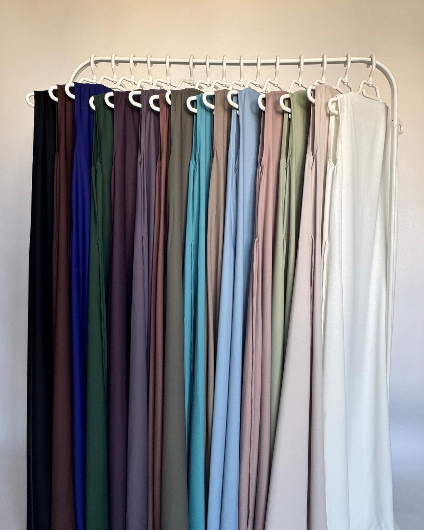 A422 - Flowy Light Weight Under Abaya Dress
