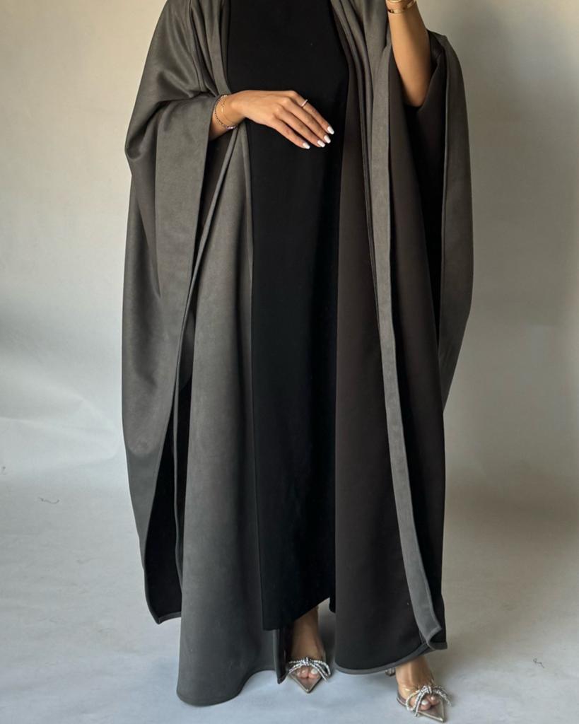 A134 - Shades Of Gray Double Sided Shamwa Shaal (READY TO SHIP)