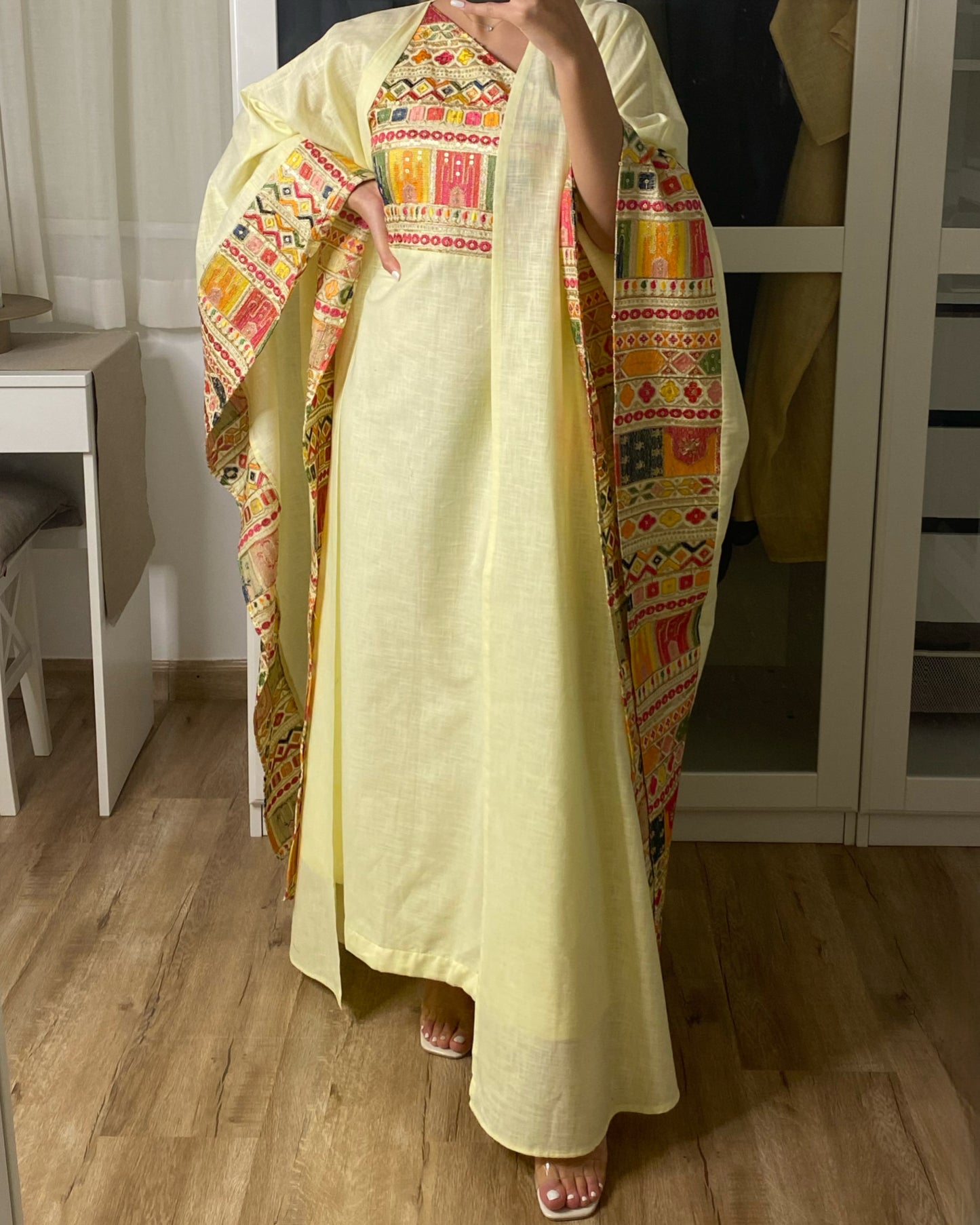 Yellow Dress and Bisht