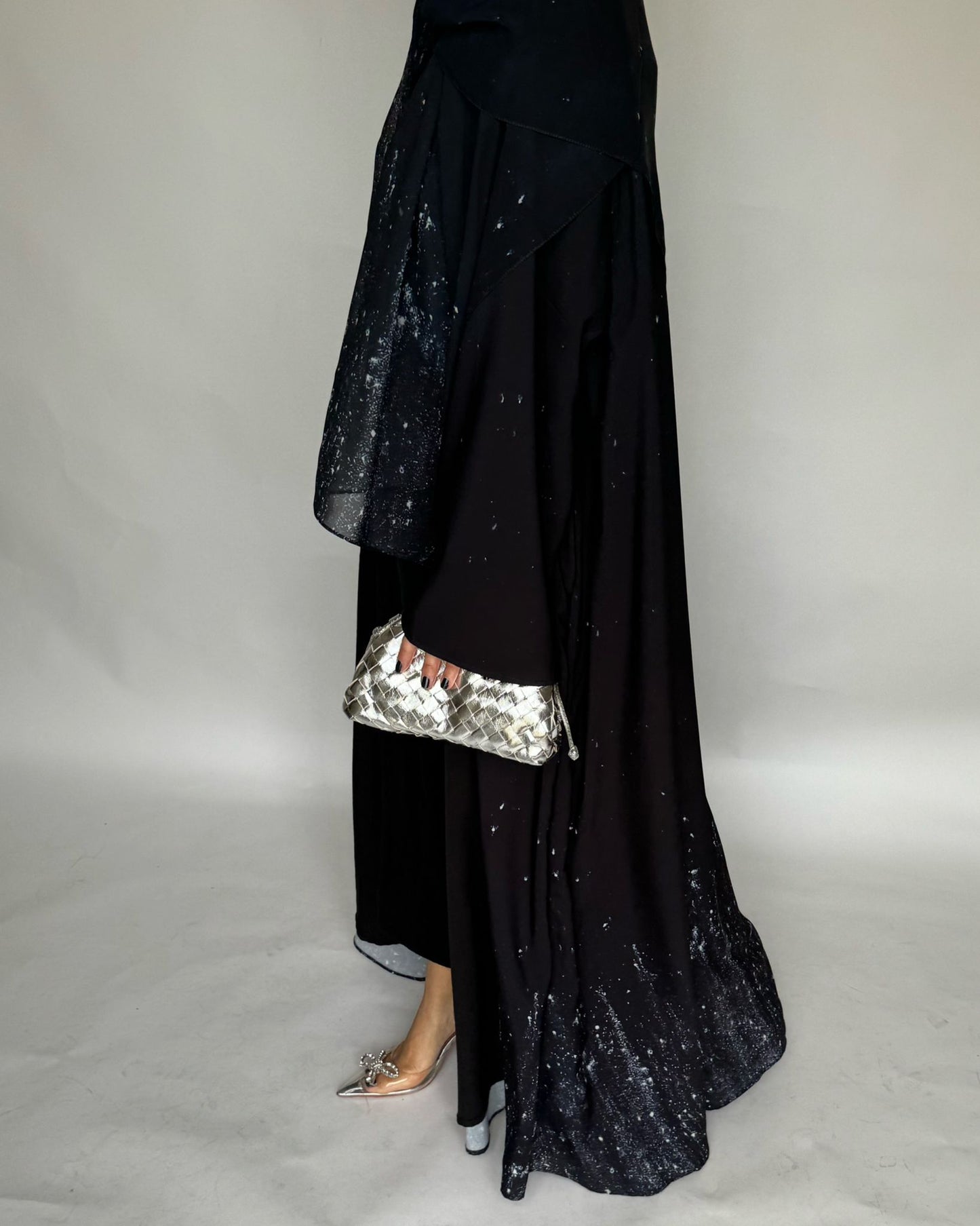 A360 - Black Galaxy Abaya