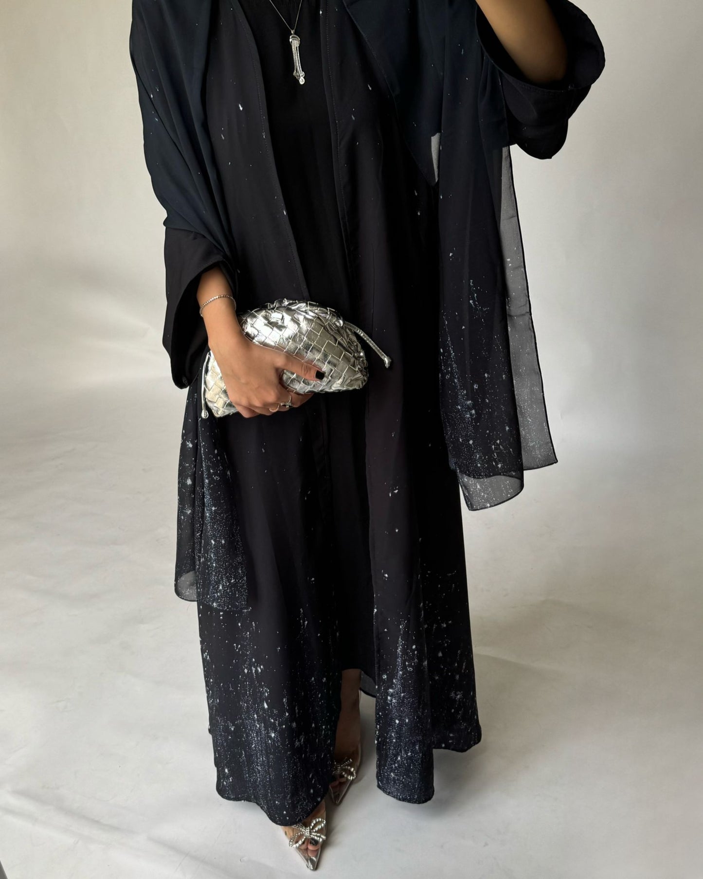 A360 - Black Galaxy Abaya
