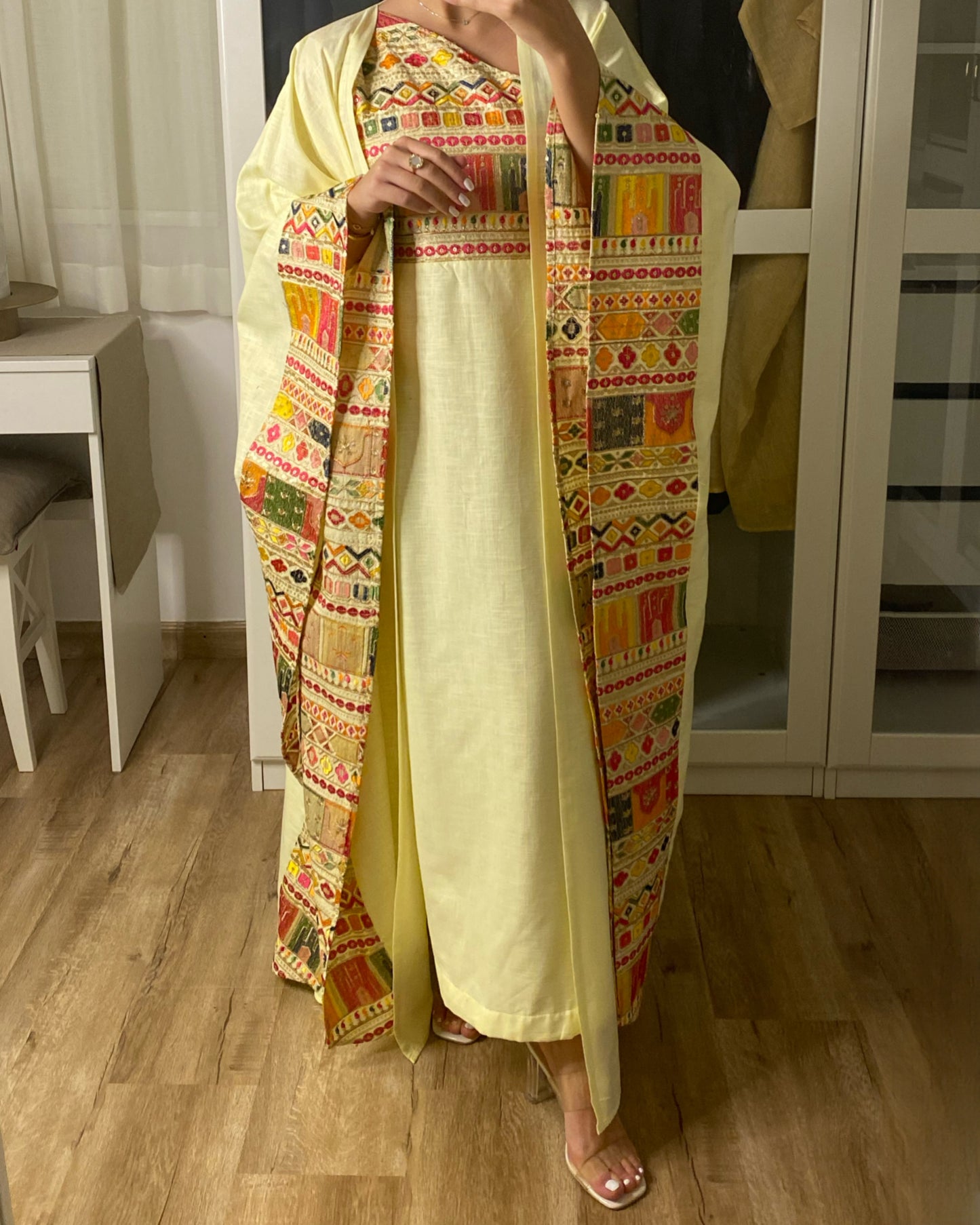 Yellow Dress and Bisht
